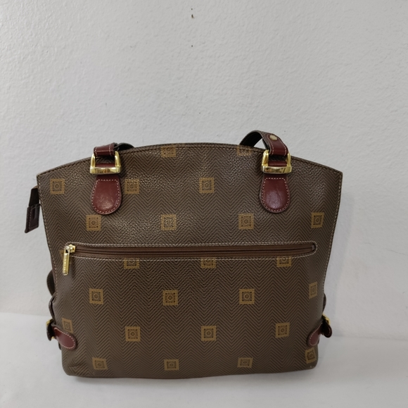 💥FINAL PRICE💥 Texier Vintage Brown Leather Logo Shoulder Bag Tote - Picture 3 of 12